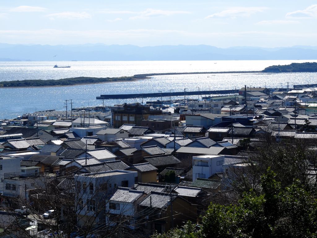 由良の町並み