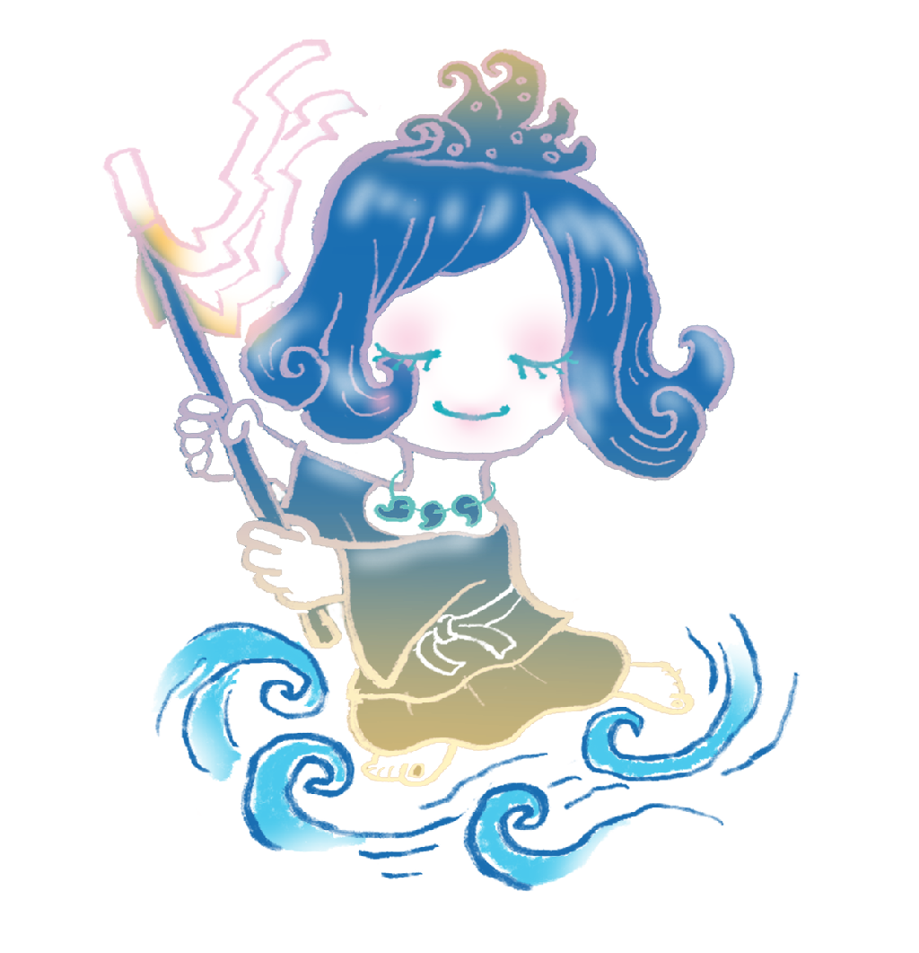 ハヤアキツヒメのイラスト