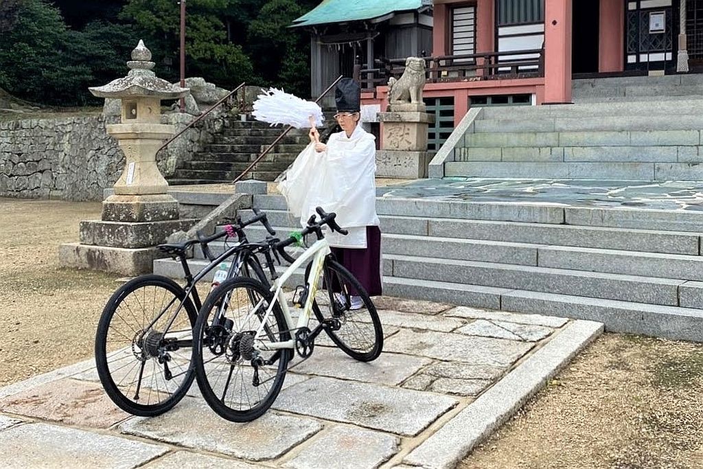 自転車のお祓い